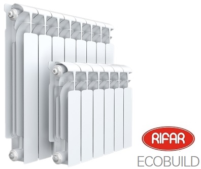 Биметаллический секционный радиатор отопления RIFAR ECOBUILD