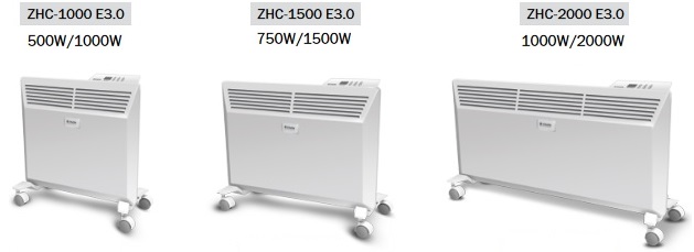 Электрические конвекторы Zilon Комфорт ZHC E3.0
