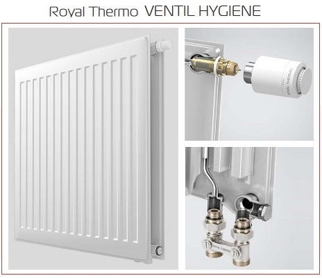 Гигиенический радиатор Royal Thermo Ventil Hygiene