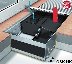 Mohlenhoff  QSK. Конвекторы с принудительной конвекцией на отопление или охлаждение.